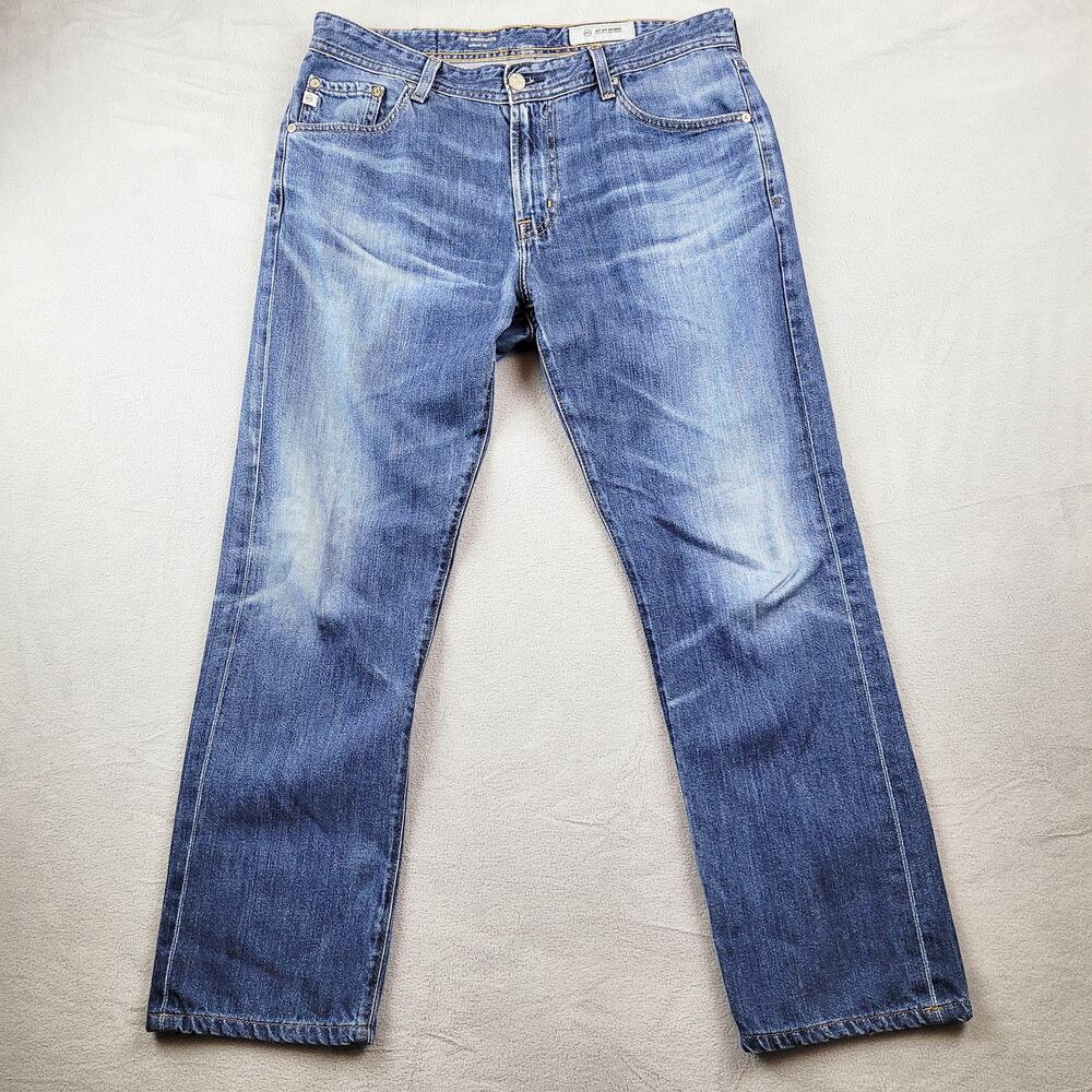 Adriano Goldschmied  Jeans Mens 32R Blue The Graduate Tailored Leg AG